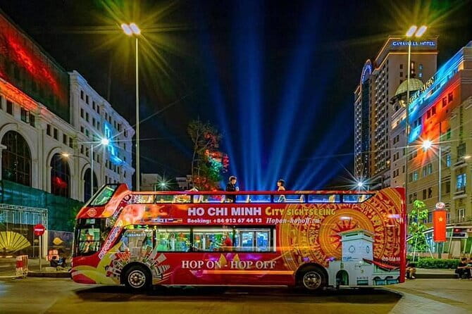 Ho Chi Minh City Night Hop-On Hop-Off Bus Tour - Starting at Nguyen Hue Street