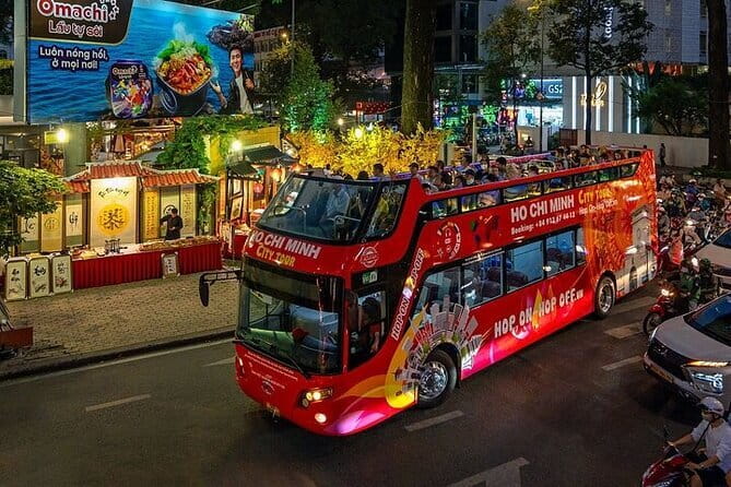 Ho Chi Minh City Night Hop-On Hop-Off Bus Tour - Audio commentary, maps, and Wi-Fi