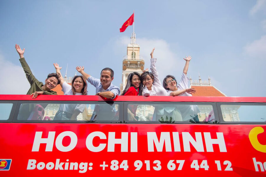 Ho Chi Minh City: Panoramic City Bus Tour - Nguyen Hue Street and the Saigon River