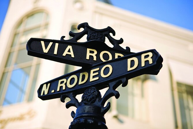 Hollywood, Beverly Hills & Celebrity Homes by Open Air Bus - Beverly Hills, the sign, and Rodeo Drive