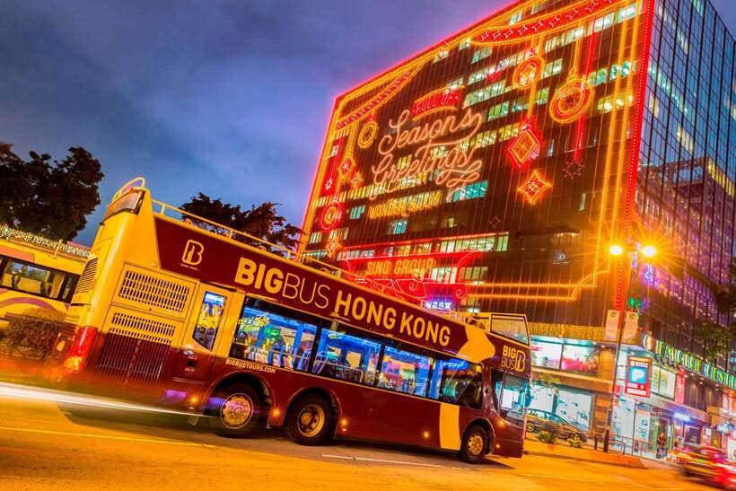 Hong Kong: Panoramic Night Tour of Kowloon by Open-top Bus - The Clock Tower and Hong Kong Coliseum