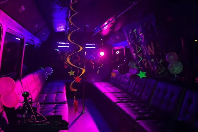 Hookah Bus Tour/Ft Lauderdale-Hard Rock, Las Olas & Wynwood - Fort Lauderdale Beach after dark