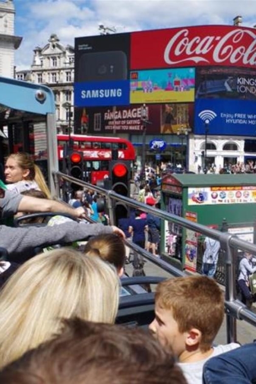 Hop-on Hop-off London Bus Tour & Westminster Abbey - Riding the red, blue, and orange routes