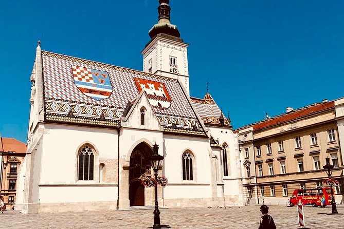 Hop On Hop Off Panoramic bus - Zagreb City Tour - Zagreb Cathedral and Ban Josip Jelačić Square