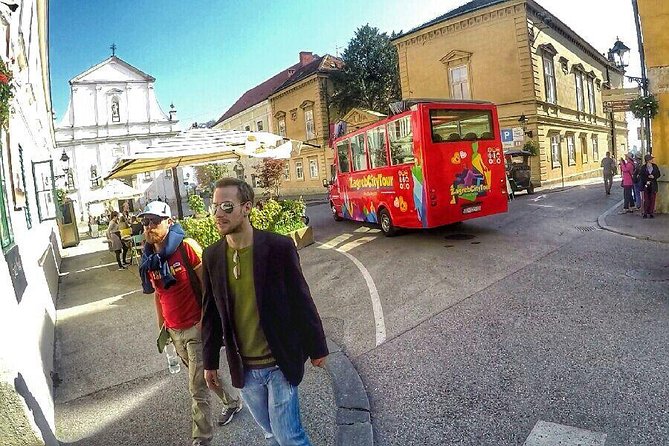 Hop On Hop Off Panoramic bus - Zagreb City Tour - Art Pavilion, the station, and public Zagreb
