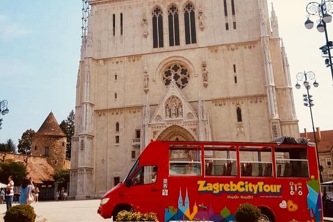Hop On Hop Off Panoramic bus - Zagreb City Tour - The National Theatre and Zagreb’s Upper Town