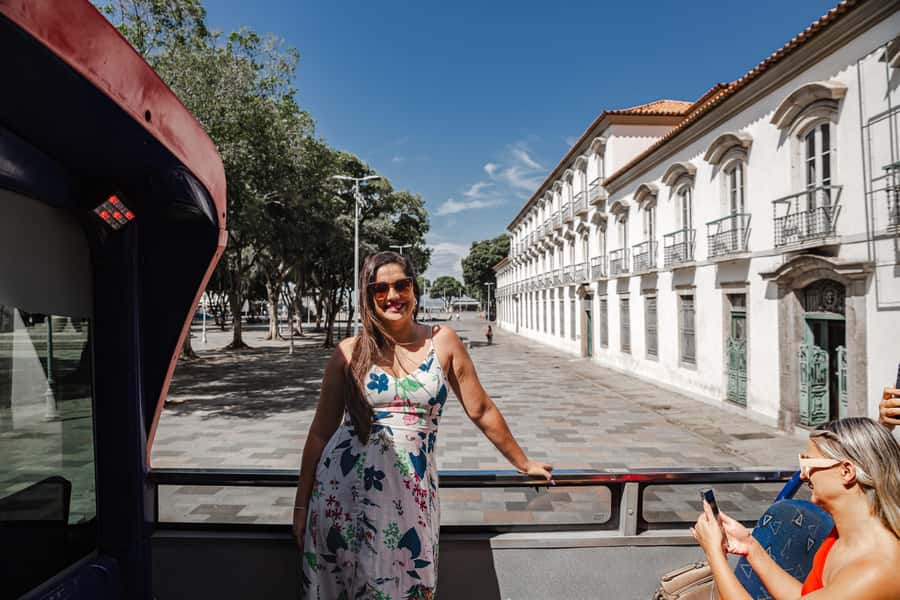 Hop-ON Hop-OFF Sightseeing Bus in Rio de Janeiro - Rio Samba Bus - Lapa, the Selarón Staircase, and downtown color