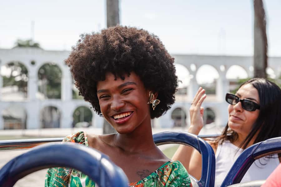 Hop-ON Hop-OFF Sightseeing Bus in Rio de Janeiro - Rio Samba Bus - Largo do Boticário and the South Zone food stops