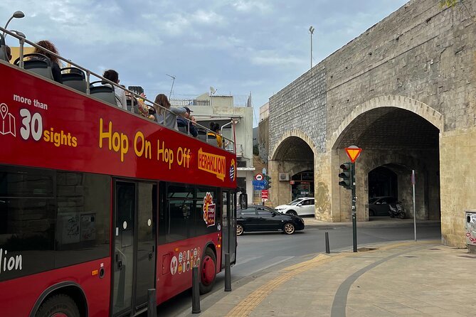 Hop-On Hop-Off Sightseeing Bus Tour in Heraklion - The city route, stop by stop