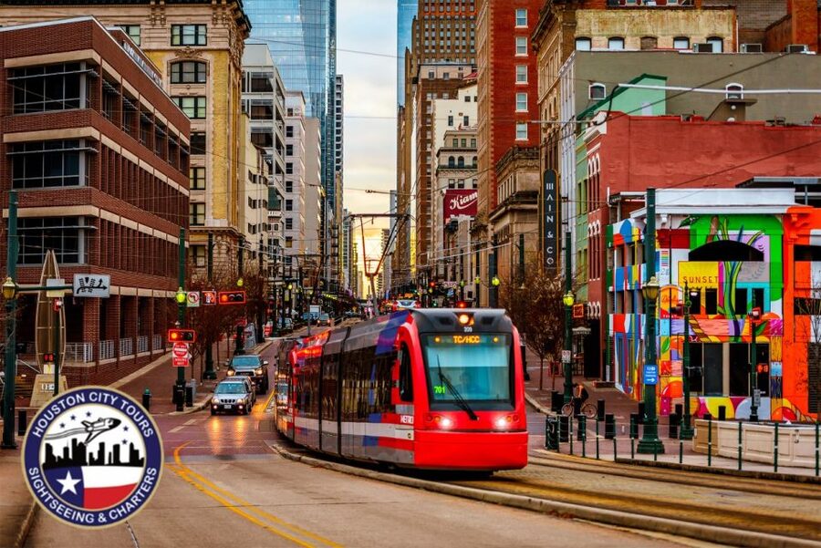 Houston: Guided City Tour by an Open-Top Double Decker Bus - City Hall, Hermann Square, and civic Houston