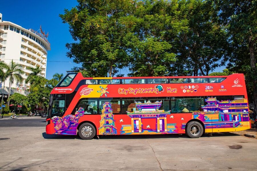 Hue: City Sightseeing Hop-On Hop-Off Bus Tour - Hue Imperial Citadel: allow far more time than the bus ride