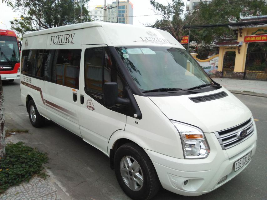 Hue to Hoi An by bus: Hai Van Pass, Lang Co, Marble mountain - Lang Co Beach at about 10:30 AM
