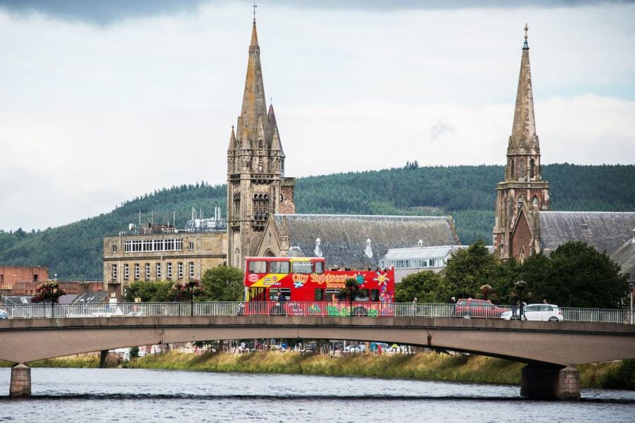 Inverness: City Sightseeing Hop-On Hop-Off Bus Tour - St. Andrew’s Cathedral and Bellfield Park