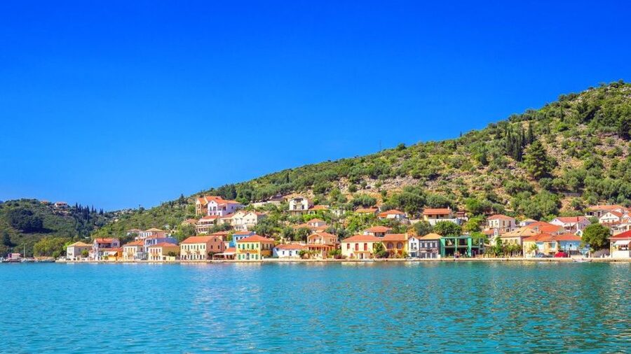 Ithaca Island Tour with Bus & Cruise with Swim Stops - The Vathi to Kioni cruise and the swim stop