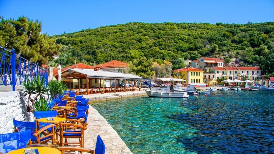 Ithaca Island Tour with Bus & Cruise with Swim Stops - Stavros: coffee, local atmosphere, and a possible weak spot