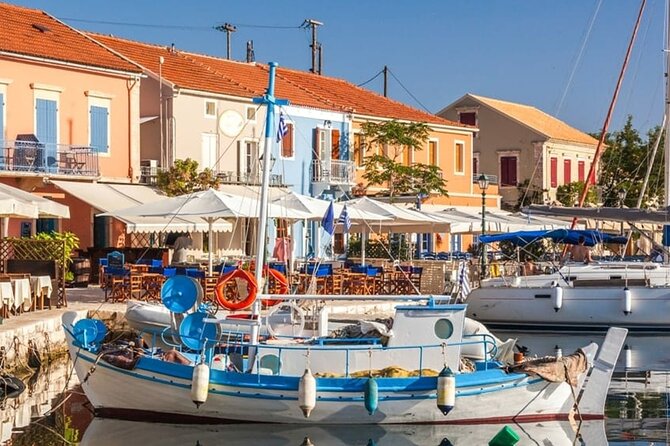 Kefalonia Highlights - Bus & Cruise, Assos & Lunch in Fiscardo - Agia Efimia for coffee, cake, and a pause