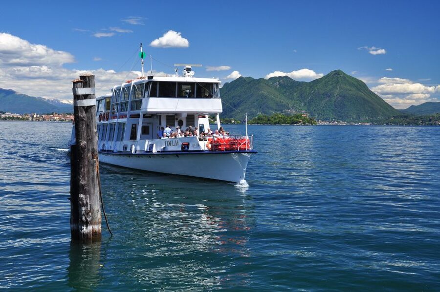 Lake Maggiore: 1-Day Boat, Bus & Cable Car Travel Pass - Laveno cable car and the best high viewpoint