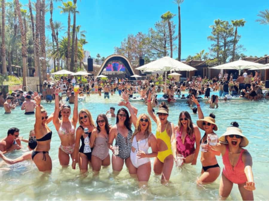 Las Vegas: Famous Pool Party Tour with Party Bus & Drinks - What is included once you reach the pools