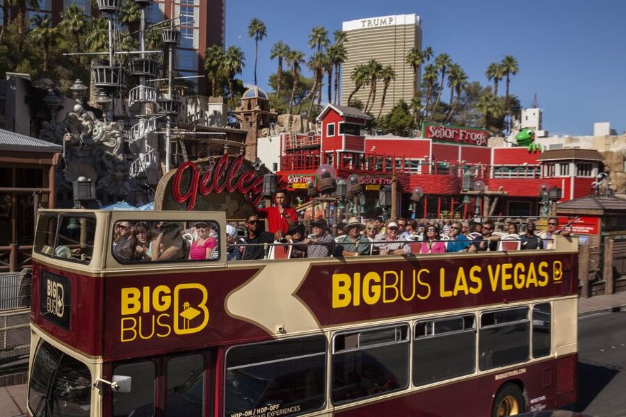 Las Vegas: Hop-on Hop-off Sightseeing Tour by Open-Top Bus - Fremont Street gives the tour a different pulse
