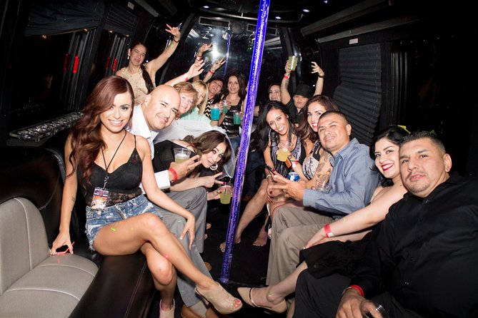 Las Vegas Nightclub or Pool Party Crawl with Luxury Party Bus - The daytime pool party version needs extra caution