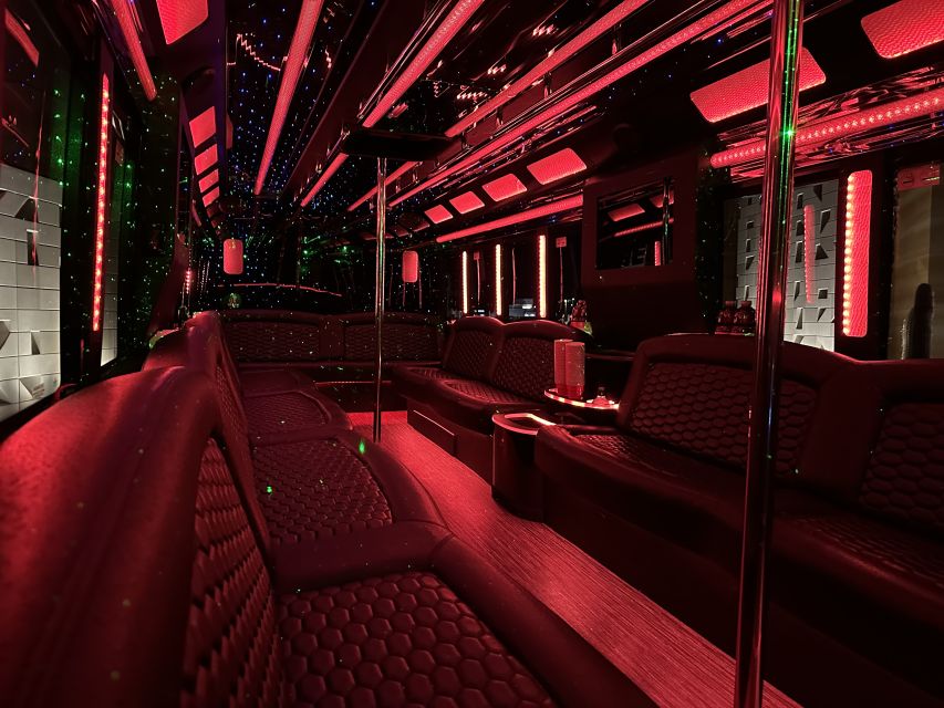 Las Vegas: Party Bus Nightlife Guided Tour - The first party bus ride