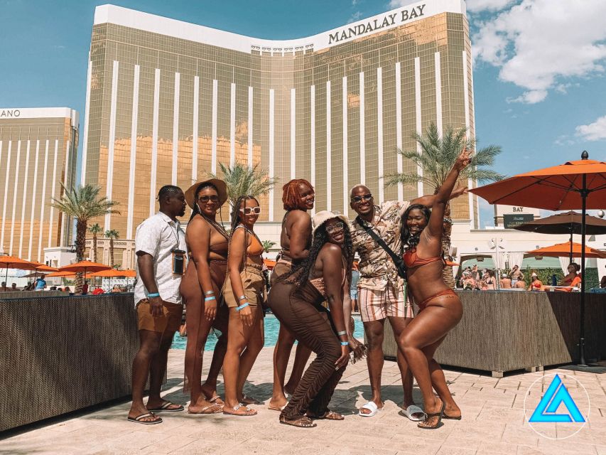 Las Vegas: Pool Crawl with Free Drinks on the Party Bus - Starting at the first Strip venue