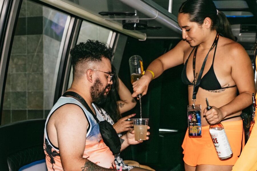 Las Vegas Strip: 3-Stop Pool Party Crawl with Party Bus - The hosts make or break the day