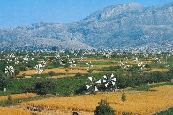 LASSITHI & KNOSSOS CRETE, full day professional guided coach tour - The Greek Mythology Park adds a different kind of history lesson