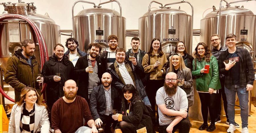 Liverpool: Brewery Bus Tour with 12 Beer and Pizza - Food Break: Pizza, With Some Menu Variation