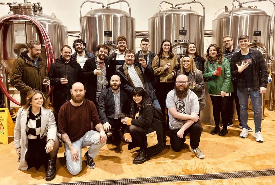 Liverpool: Brewery Bus Tour with 12 Beer and Pizza - Darren Makes the Bus Rides Count
