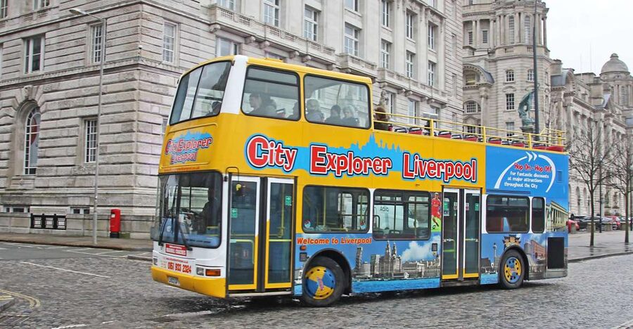 Liverpool City Explorer 24 hour hop-on hop-off Bus Tour - Albert Dock and the waterfront beginning