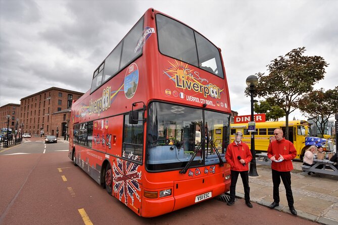 Liverpool City Sights Hop On Hop Off City Tour - 24hr Ticket - Stop 1 to Stop 4: waterfront views, Beatles history, and the city center