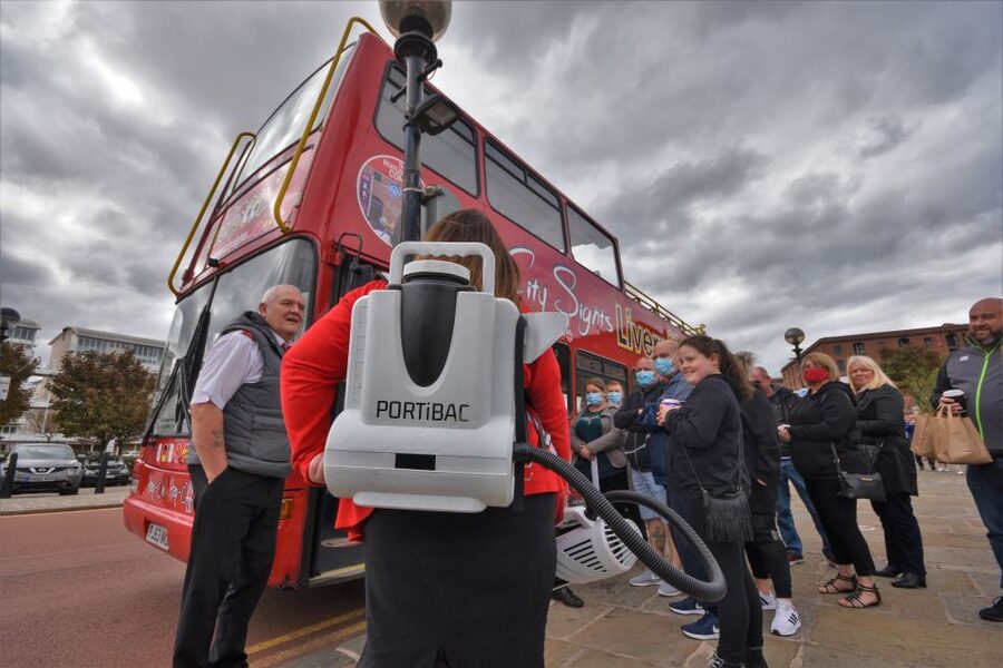 Liverpool: Open-Top Sightseeing Hop-On Hop-Off Bus Tour - The free glass of bubbly at the Philharmonic Dining Rooms