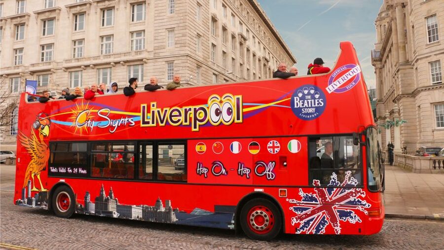 Liverpool: Open-Top Sightseeing Hop-On Hop-Off Bus Tour - Bombed Out Church, Chinatown, and Ropewalks