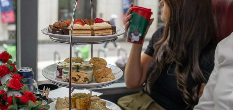 London: Afternoon Tea Bus Tour & London Eye Option - Vegan and gluten-free diners have a real menu