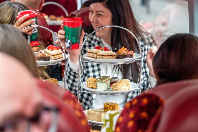London: Afternoon Tea Bus Tour with Prosecco & London Eye Option - Tea service, from sandwiches to scones