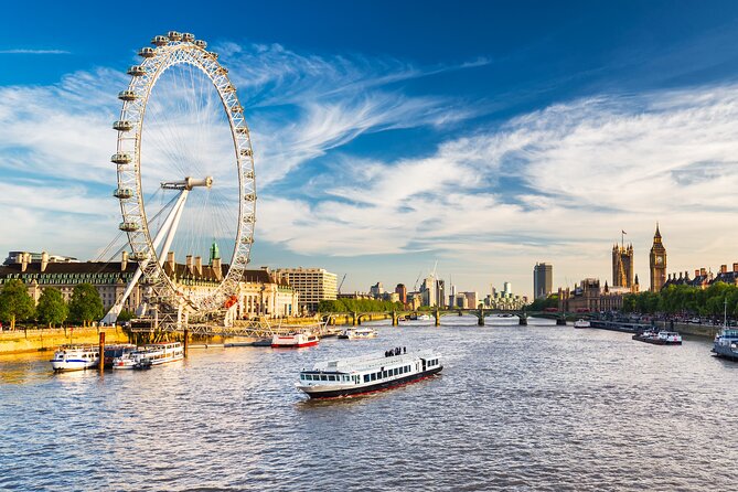 London: Afternoon Tea Bus Tour with Prosecco & London Eye Option - Adding the London Eye at 135 metres