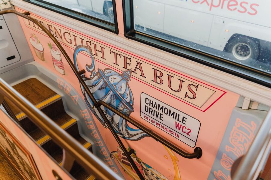 London: Afternoon Tea Bus with a Glass of Prosecco - Scones, cakes, and the part most people remember