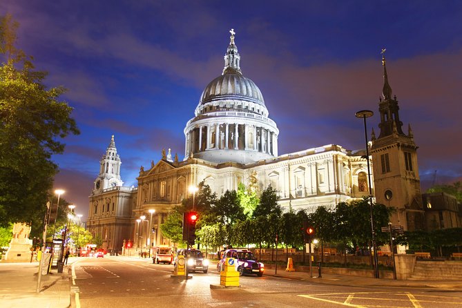 London by Night Sightseeing Open Top Bus Tour with Live Guide - The London Eye and the River Thames