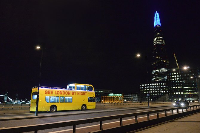 London by Night Sightseeing Tour - Open Top Bus - Along the Thames and through Kensington