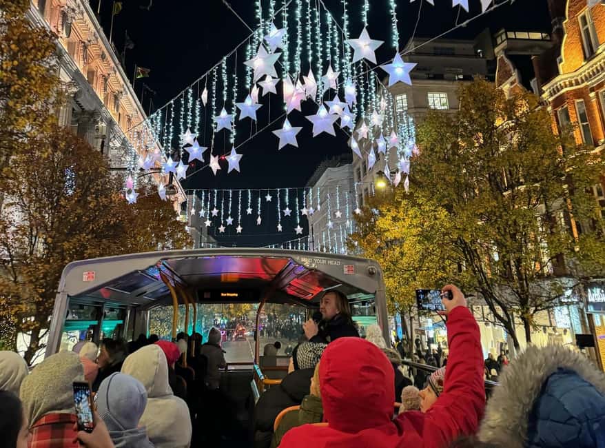 London: Christmas Lights Bus Tour With Live Guide - Why a Christmas lights bus tour works well in London