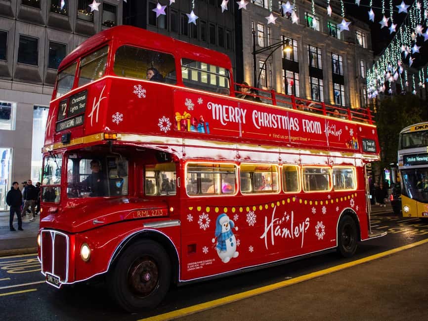 London: Christmas Lights Tour by Vintage Bus - The guides give the ride its personality