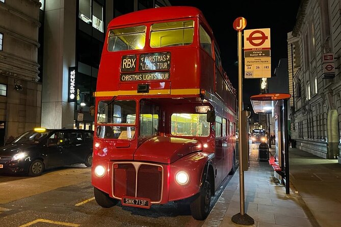 London Christmas Lights Tour by Vintage Double-Decker Bus - A vintage bus ride with a practical purpose