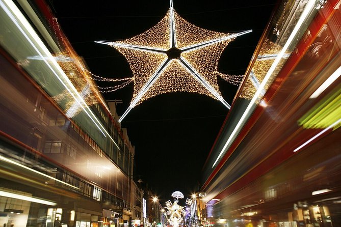 London Christmas Lights Tour by Vintage Double-Decker Bus - Downing Street and Number 1 London