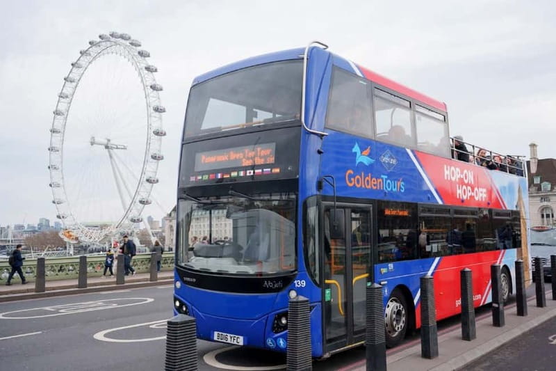 London: Golden Tours Gray Line Hop-on Hop-off Bus Tour - Starting at Belvedere Road near the London Eye