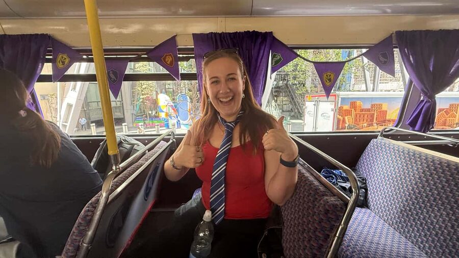 London: Guided Harry Potter Bus Tour of Locations - Starting at Embankment with a Knight Bus feel
