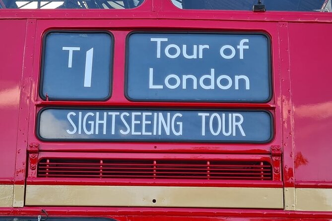 London: Guided Sightseeing Tour on a Vintage Open-Top Bus - The vintage bus sets the mood