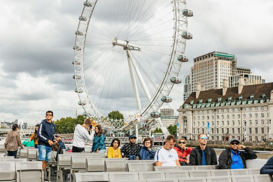London: London Eye, River Cruise, & Hop-on Hop-off Bus Tour - The Thames cruise from Westminster to Tower Pier
