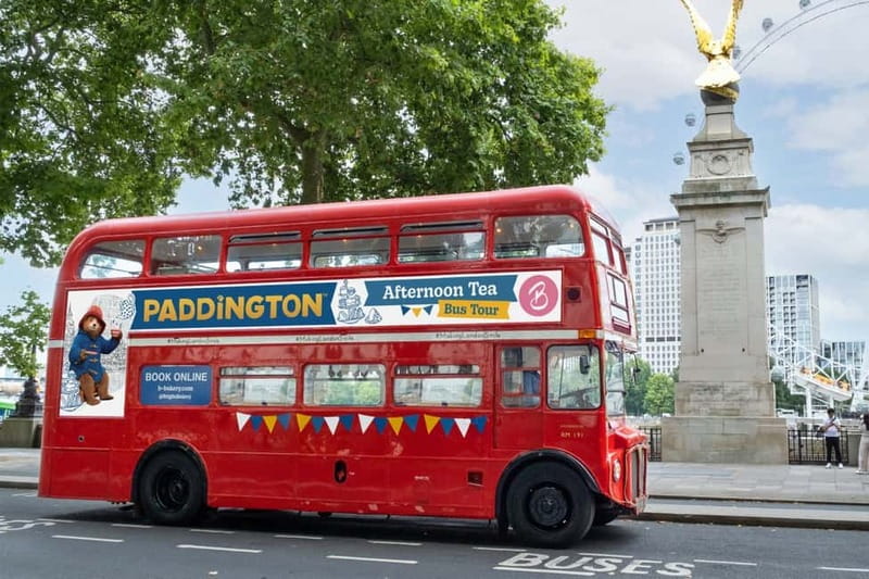 London: Paddington Bear Themed - Afternoon Tea Bus Tour - Starting near Charing Cross and the Sherlock Holmes Pub