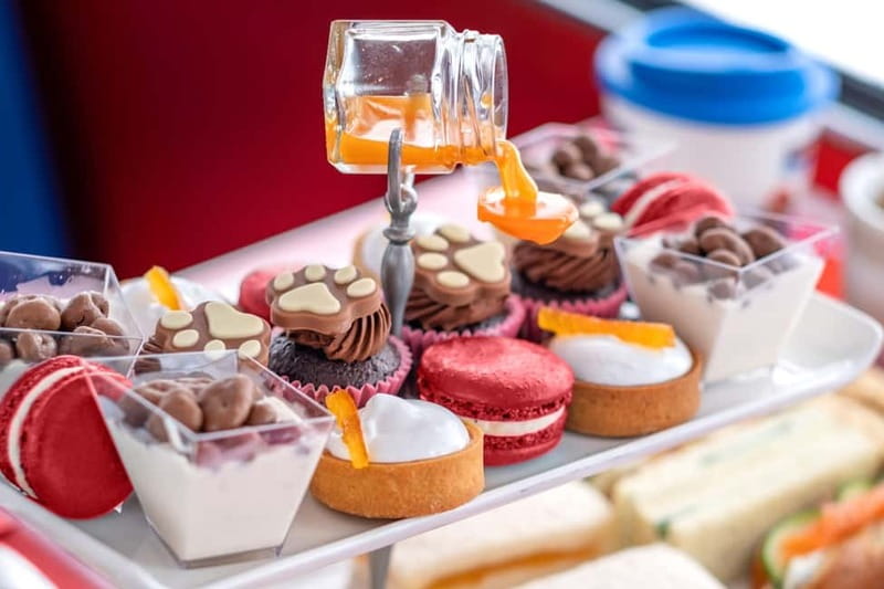 London: Paddington Bear Themed - Afternoon Tea Bus Tour - Paddington and Mrs. Bird set the tone